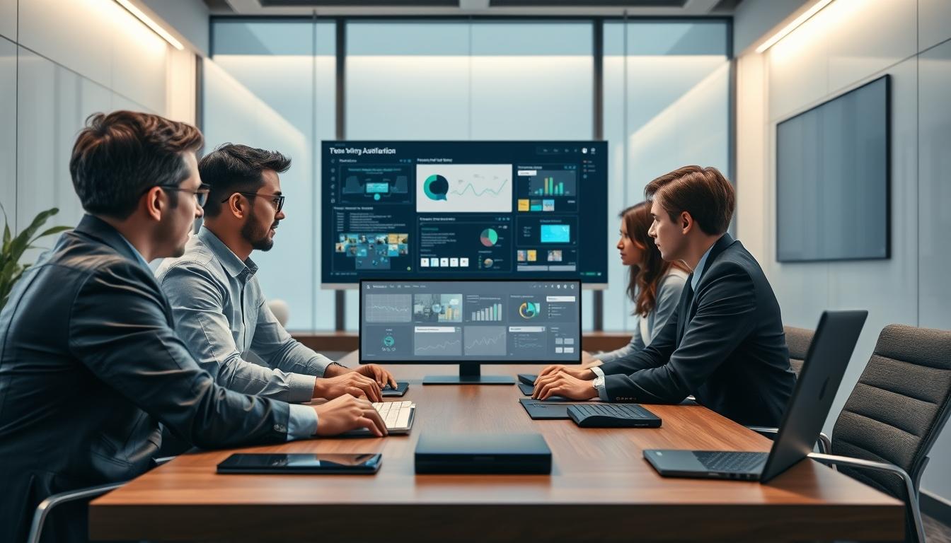 Business software planning session